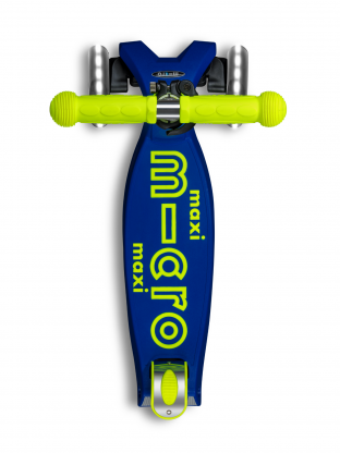 Trottinette enfant Maxi Micro Deluxe Néon Jaune Canari LED