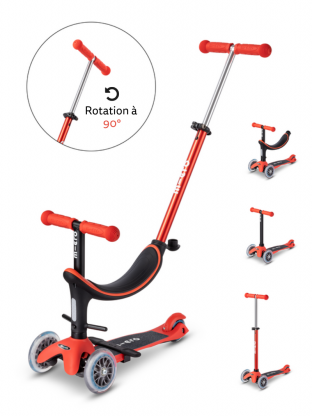 Mini Micro 3en1 Révolution Rouge - Presque Parfaits