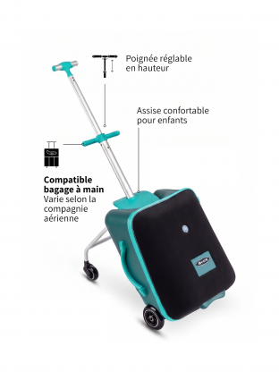 Valise porteur Micro Luggage Eazy Vert Tropical