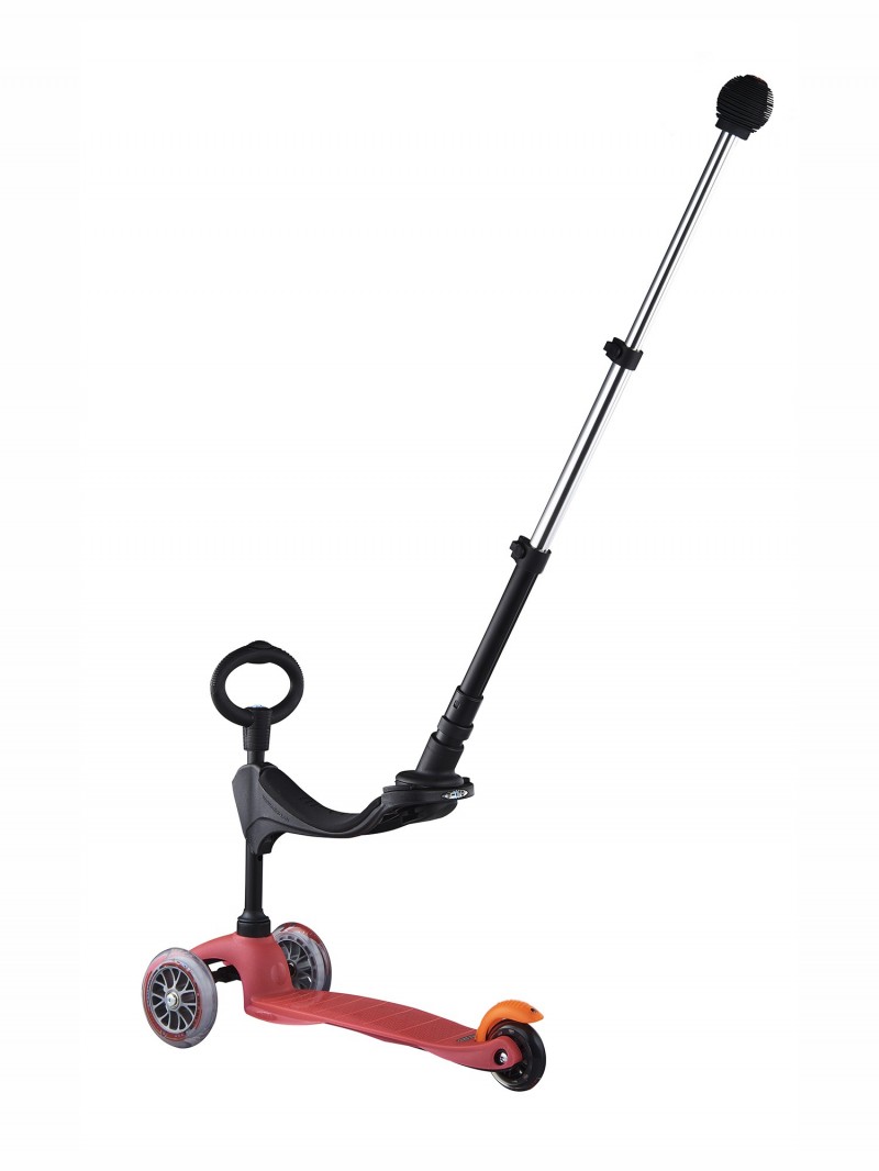 Trottinette Bebe Evolutive Mini Micro 3 En 1 Rose