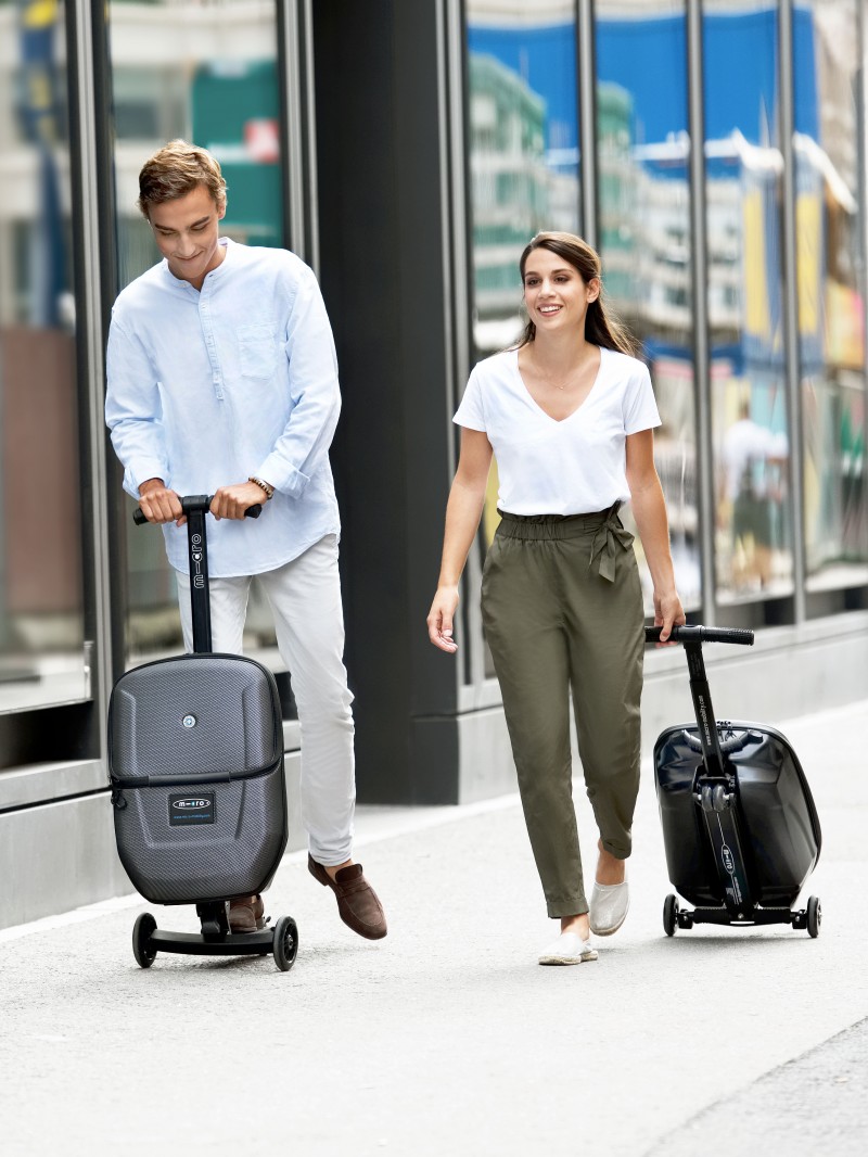 La valise trottinette : le bagage 2-en-1 pratique pour voyager léger