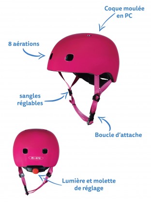 Casque Micro Framboise