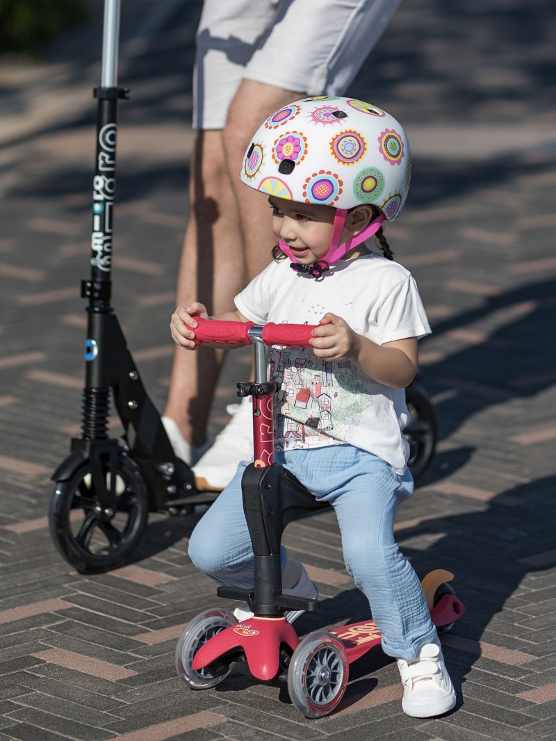 Trottinette Porteur Pour Bebe Mini Micro 3 En 1