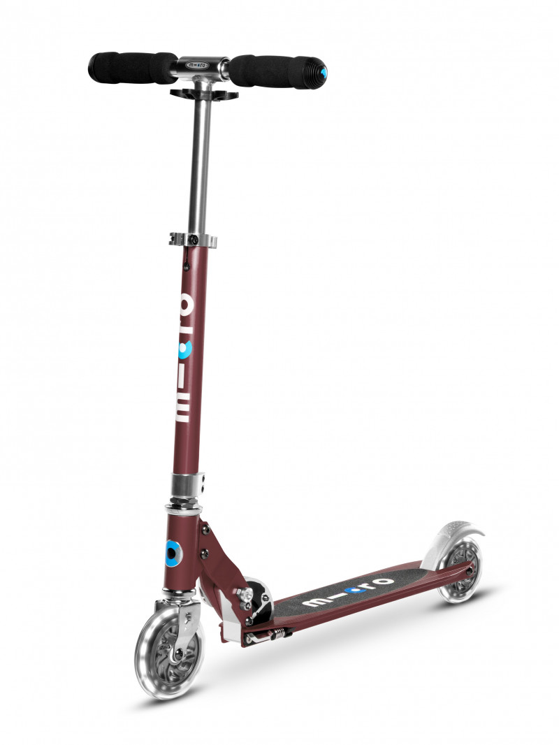 Trottinette enfant Micro Sprite Rouge Automne roues LED - Micro Mobility