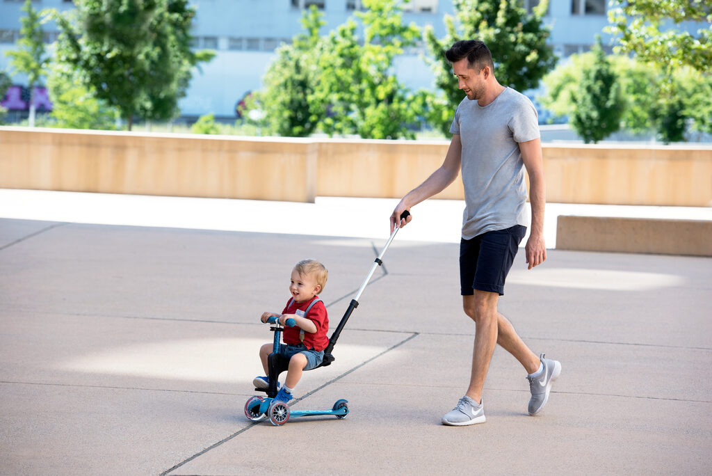 Trottinette Mini Micro 3-en-1 Deluxe+Ice blue