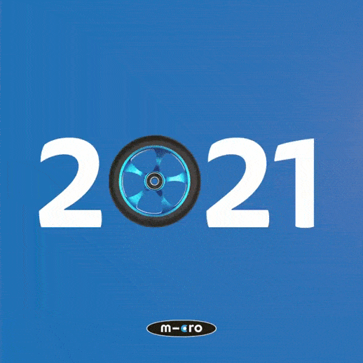 GIF bonne année 2021 Micro-Mobility
