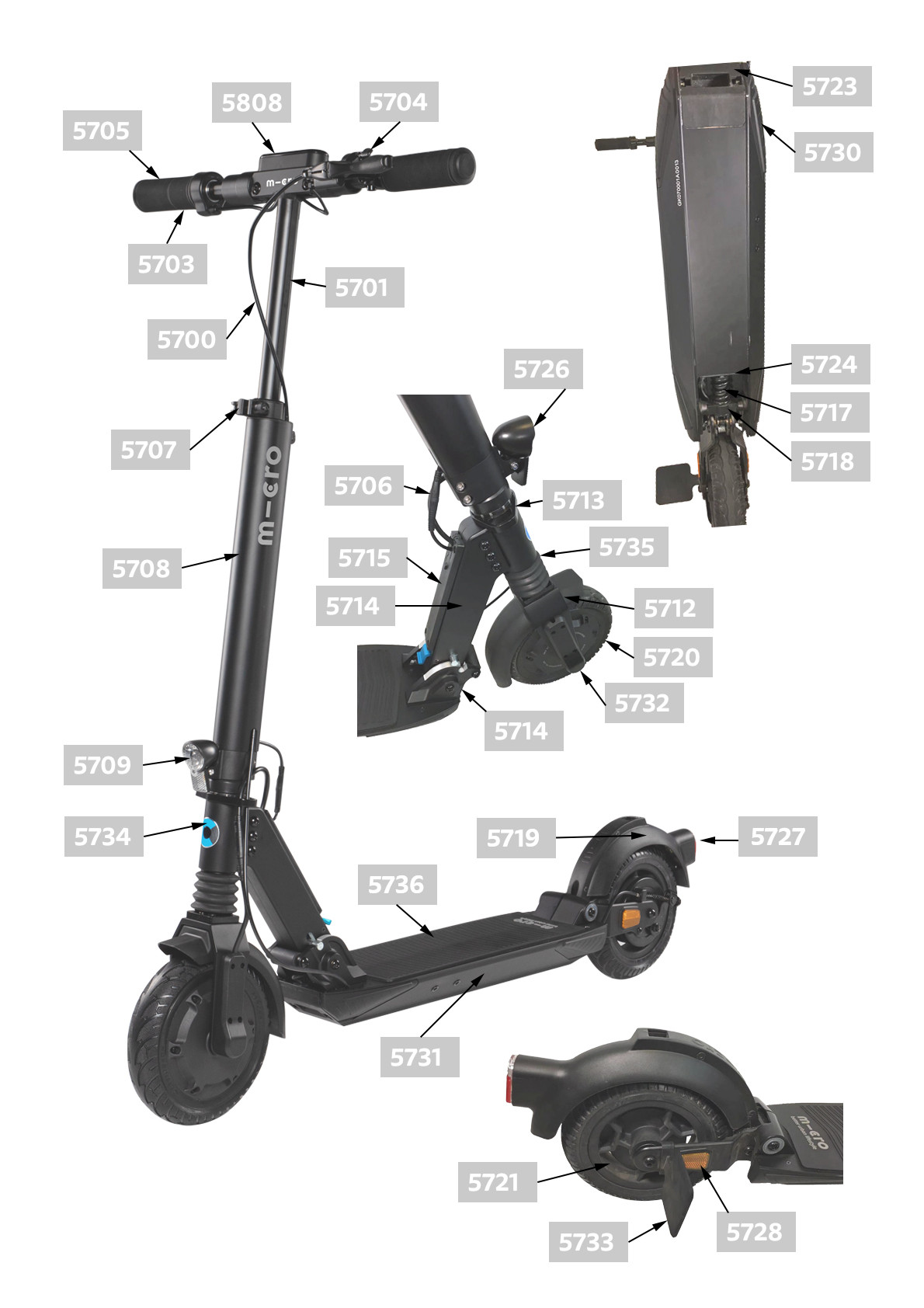 Chargeur pour trottinette Micro X10 - Micro Mobility