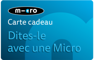 
			                        				Carte cadeau Dites le avec Micro