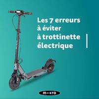 7 ERREURS À ÉVITER À TROTTINETTE ELECTRIQUE ⚡ Une trottinette électrique, c'est pratique, écolo et rapide ! 🛴💡 Cependant, si vous l'utilisez quotidiennement pour aller au travail ou même occasionnellement pour sortir en famille, il est primordial pour votre sécurité et celle d'autrui de prendre quelques précautions.✅ Check-list des 7 erreurs à éviter lorsque vous roulez à trottinette pour assurer votre sécurité et bien utiliser votre moyen de déplacement !👉 Retrouvez toute notre gamme de trottinettes électriques sur notre site : lien en bio ! 🛴#MicroMobility #trottinetteadulte #trottinetteelectrique #UrbanLife #urbanmobility #WeAreMobility #sécurité #adultscooter